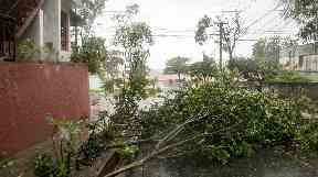 The hurricane has left a path of devastation in its wake.