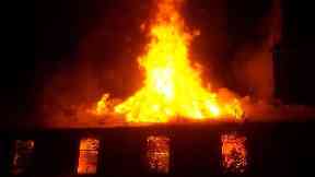 Lochee: Nearby residents were evacuated.
