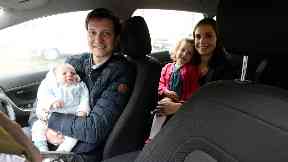 Baby: Mr Rollett could not get into hospital.