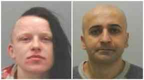 Carolann Gallon and Abdulhamid Minoyee were jailed on Friday at Newcastle Crown Court.