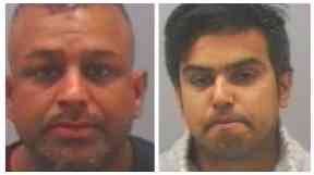 Jahangir Zaman (left) and Habibur Rahim were both jailed for 29 years.