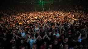 Fans attended the concert in their thousands.