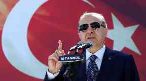 Mr Erdogan has accused Germany of 'committing Nazi practices'