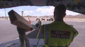 The government has sent British troops to the affected islands.