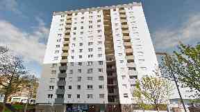 Hilltown Court: Police called to tower block (file pic).
