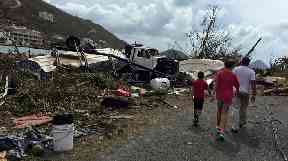 British Virgin Islands was hit hard by Hurricane Irma.