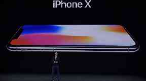 Apple CEO Tim Cook announces the iPhone X