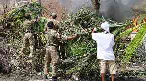 Army Commandos deliver aid and provide support to British Virgin Islands communities on the island of Tortola.
