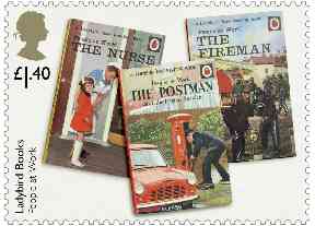 People at work: Titles include The Nurse, The Postman and The Shipbuilders.