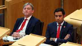 Leadership battle: Richard Leonard, left, and Anas Sarwar.