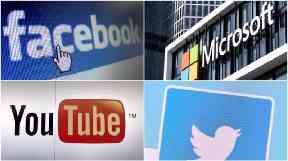 Internet giants such as Facebook and YouTube have come under pressure to help remove online propaganda.