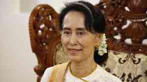 An estimated 400,000 Rohingya Muslims have fled Myanmar.