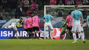 Equaliser: Slovenia's goal changed everything.