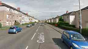 Crash: Car was taken from Calder Street in Glasgow.