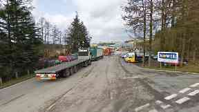 Kenmuir Sawmill: Teenager taken to hospital with arm and leg injuries.