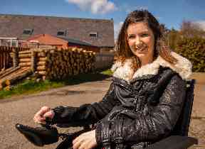 MND: Lucy Lintott was only 19 when she was diagnosed with the condition.