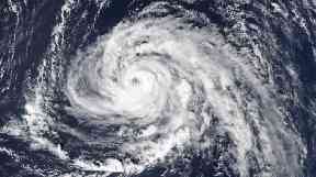 Ophelia's status as a hurricane was downgraded as it crossed the Atlantic.