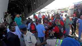A number of the injured have been airlifted to Turkey.