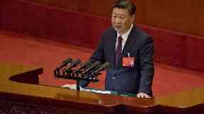 President Xi Jinping said China's 'prospects are bright but the challenges are grim'.