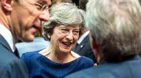 The PM is trying to give momentum to Brexit talks.