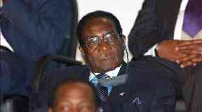 The US imposed tough sanctions on Zimbabwe in 2003 over the Mugabe government's rights abuses.