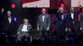Jimmy Carter, George HW Bush, George W Bush, Bill Clinton and Barack Obama