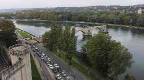 The accident happened on the River Rhone at Avignon.