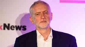 Mr Corbyn was visiting Norwich with shadow chancellor John McDonnell f