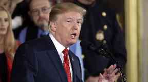 Mr Trump has declared America's drug crisis a public health emergency.