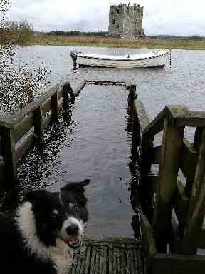 The historic castle near Castle Douglas is usually accessed by boat.