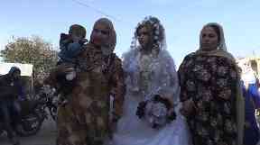 Heba's day became possible after US-backed forces seized Raqqa in mid-October.