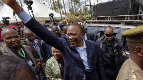 Uhuru Kenyatta has been declared the presidential winner.