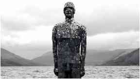 Still: The sculpture was installed in 2014.