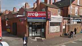 The man allegedly targeted DFC Chicken in Birmingham.