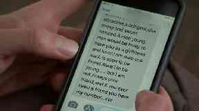 The message sent from Kelvin Hopkins to Ms Etemadzadeh.