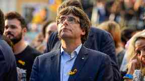 Carles Puigdemont has handed himself in.