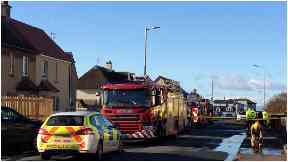 Blaze: Two men have died after house fire in Troon.