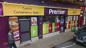 Catrine: Robber threatened woman with knife (file pic).