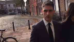 Peter Morrison arriving at Carlisle Crown Court