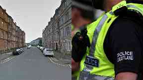 Middleton Street: He was taken to hospital.