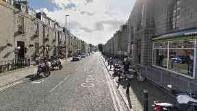 Crown Street: Forensic teams were called.