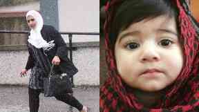 Trial: Sadia Ahmed and daughter Inaya.