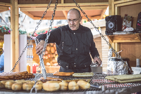 St Enoch market: Food vendors brought in from around the globe.