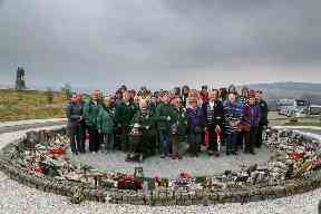 Female veterans reunined at Spean Bridge near Fort William.