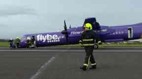 Flight: The plane was forced to land with no nose landing gear.