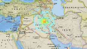 The quake struck near the Iran-Iraq border.