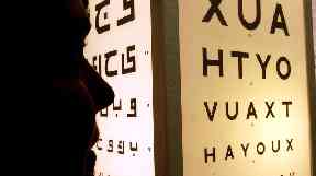 Optometrists are concerned about drivers' eyesight.