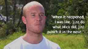 Charlie Fry had watched the video of surf champion Mick Fanning's attack.