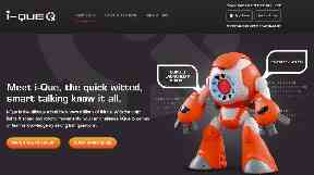 The i-Que Intelligent Robot toy.