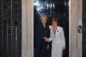 Downing Street: May greets Sturgeon in London ahead of talks.